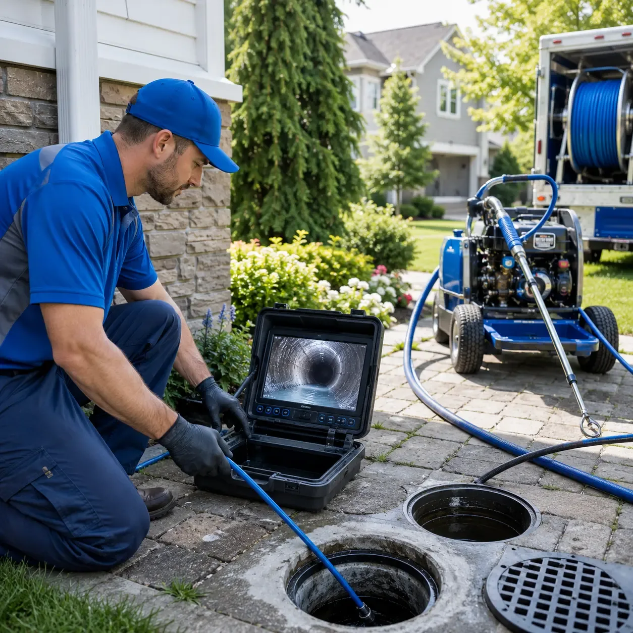 Outdoor drain cleaning professionals serving Boling, TX