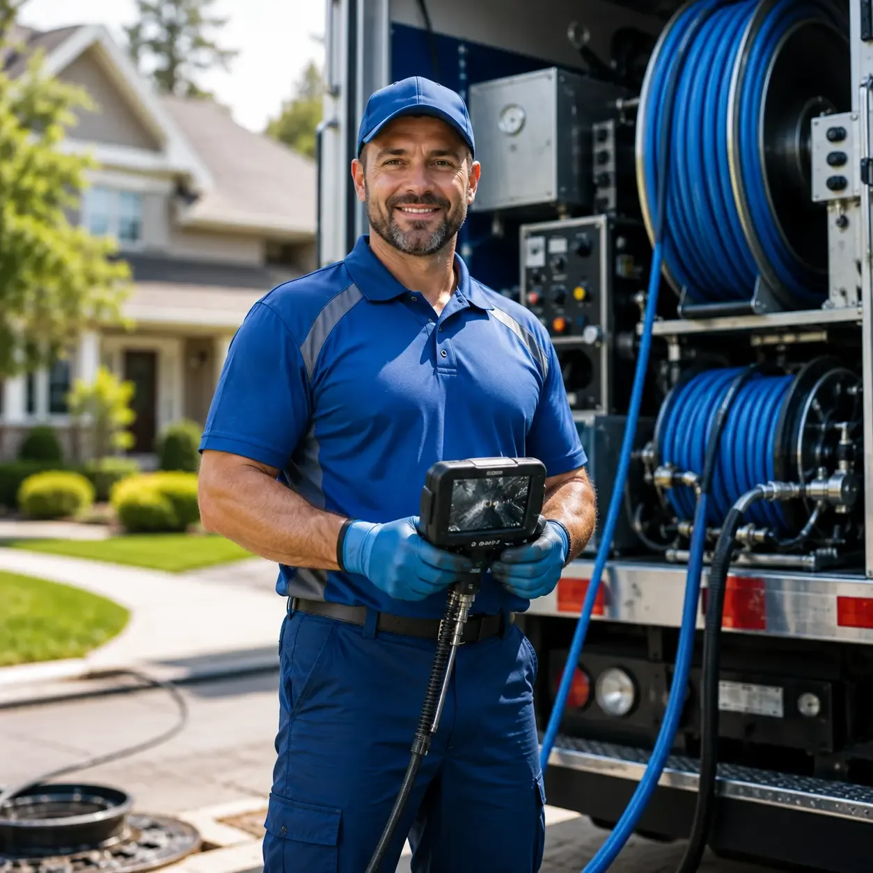 Local outdoor drain cleaning specialists in Boling, TX
